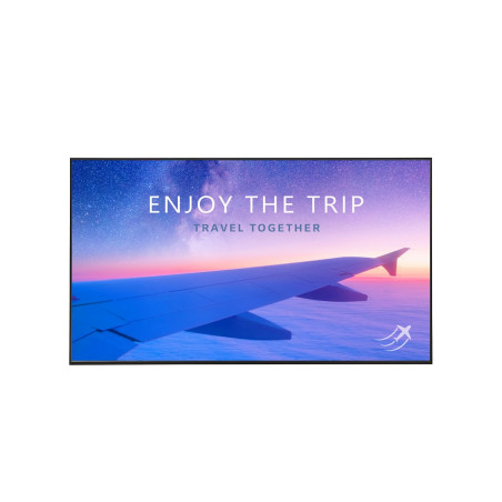LG 65UH7N-E Digital signage flat panel 65" LED Wi-Fi 700 cd m² 4K Ultra HD Black Built-in processor WebOS 24 7