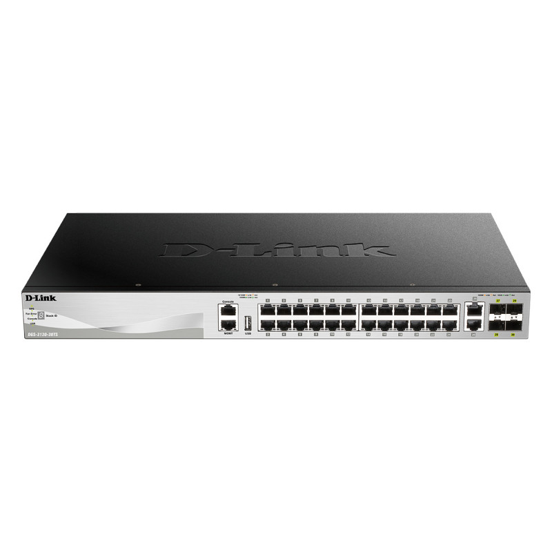 D-Link DGS-3130-30TS/E switch di rete Gestito L3 Gigabit Ethernet (10/100/1000) Grigio D-Link DGS-3130-30TS/E switch di rete Gestito L3 Gigabit Ethernet (10/100/1000) Grigio