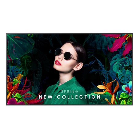 Samsung QM85C Digital signage flat panel 85" LCD Wi-Fi 500 cd m² 4K Ultra HD Black Tizen 24 7