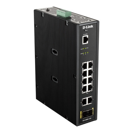D-Link DIS-200G-12S network switch Managed L2 Gigabit Ethernet (10 100 1000) Black
