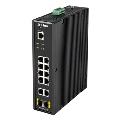 D-Link DIS-200G-12S switch di rete Gestito L2 Gigabit Ethernet (10/100/1000) Nero