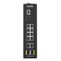 D-Link DIS-200G-12S switch di rete Gestito L2 Gigabit Ethernet (10/100/1000) Nero
