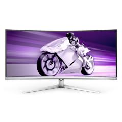 Philips 34M2C8600 00 computer monitor 34" 3440 x 1440 pixels Wide Quad HD OLED White