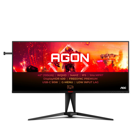 AOC AGON 5 AG405UXC computer monitor 39.5" 3440 x 1440 pixels Wide Quad HD LCD Black