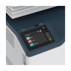 Xerox C235 A4 22 ppm Copia/Stampa/Scansione/Fax wireless con stampa fronte/retro PS3 PCL5e/6 ADF 2 vassoi Totale 251 fogli