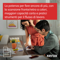 Xerox C235 A4 22 ppm Copia Stampa Scansione Fax wireless con stampa fronte retro PS3 PCL5e 6 ADF 2 vassoi Totale 251 fogli