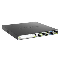 D-Link DMS-3130-30PS switch di rete Gestito L3 2.5G Ethernet (100/1000/2500) Supporto Power over Ethernet (PoE) 1U Nero