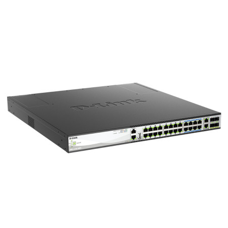 D-Link DMS-3130-30PS network switch Managed L3 2.5G Ethernet (100/1000/2500) Power over Ethernet (PoE) 1U Black