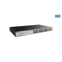 D-Link DGS-1026MP network switch Unmanaged Gigabit Ethernet (10 100 1000) Power over Ethernet (PoE) Black, Gray