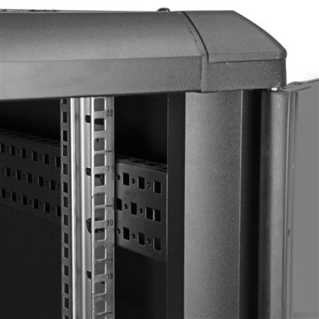 StarTech.com RK2236BKF rack cabinet 22U Freestanding rack Black