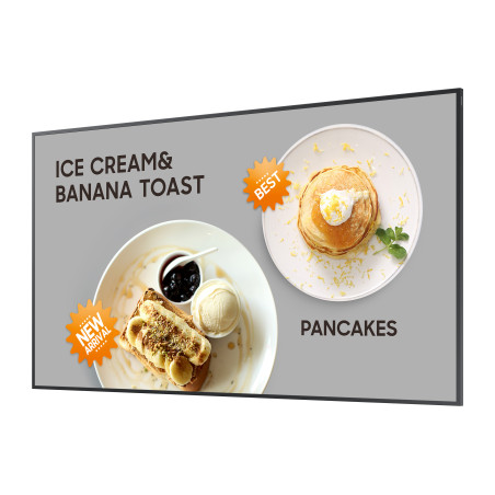 Samsung QM32C Digital signage flat panel 32" LCD Wi-Fi 400 cd/m² Full HD Black Built-in processor Tizen 24/7
