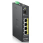 Zyxel RGS100-5P Non gestito L2 Gigabit Ethernet (10/100/1000) Supporto Power over Ethernet (PoE) Nero Zyxel RGS100-5P Non gestito L2 Gigabit Ethernet (10/100/1000) Supporto Power over Ethernet (PoE) Nero
