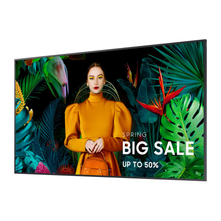Samsung QH75C Digital signage flat panel 75" LCD Wi-Fi 700 cd/m² 4K Ultra HD Black Tizen 24/7