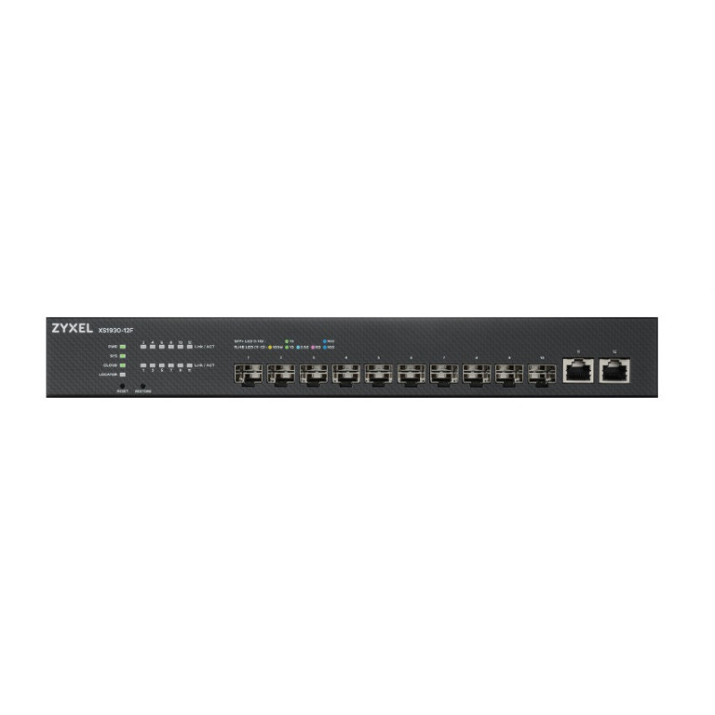 Zyxel XS1930-12F-ZZ0101F switch di rete Gestito L2/L3 Nero Zyxel XS1930-12F-ZZ0101F switch di rete Gestito L2/L3 Nero