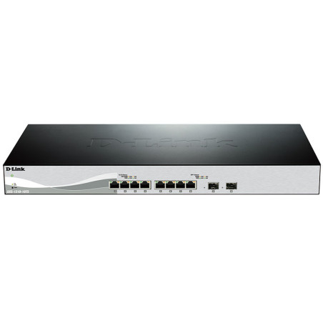 D-Link DXS-1210-10TS Gestito L2/L3 10G Ethernet (100/1000/10000) 1U Nero, Argento
