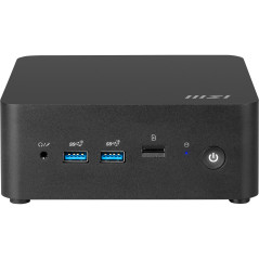 MSI Cubi 1M-037ES Intel Core 5 100U 8 GB DDR5-SDRAM 256 GB SSD Windows 11 Pro Mini PC Nero