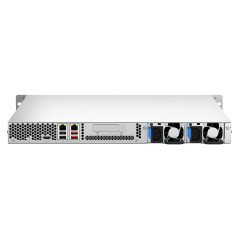 QNAP TS-464U-RP NAS Rack (1U) Intel® Celeron® N5095 8 GB DDR4 0 TB QNAP Turbo System Aluminum, Black
