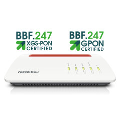 FRITZ!Box 5590 Fiber XGS-PON router wireless Gigabit Ethernet Dual-band (2.4 GHz 5 GHz) Bianco