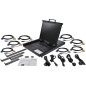 StarTech.com RKCONS1908K rack console 19" 1280 x 1024 pixels Steel Black 1U