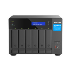 QNAP TVS-h674 NAS Tower Intel® Core™ i3 i3-12100 16 GB DDR4 0 TB QuTS hero Black