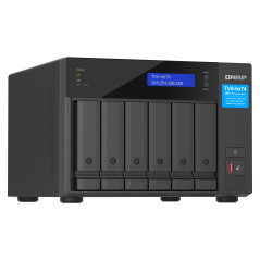 QNAP TVS-h674 NAS Tower Intel® Core™ i3 i3-12100 16 GB DDR4 0 TB QuTS hero Black