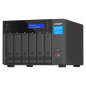 QNAP TVS-h674 NAS Tower Intel® Core™ i3 i3-12100 16 GB DDR4 0 TB QuTS hero Nero