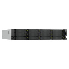 QNAP TS-H1277AXU-RP NAS Rack (2U) AMD Ryzen™ 7 32 GB DDR5 168 TB HDD QuTS hero Black
