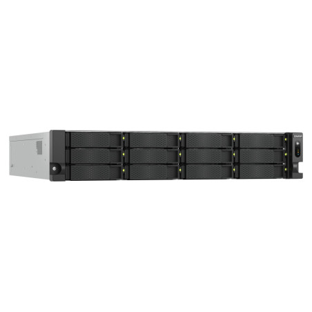 QNAP TS-H1277AXU-RP NAS Rack (2U) AMD Ryzen™ 7 32 GB DDR5 168 TB HDD QuTS hero Black