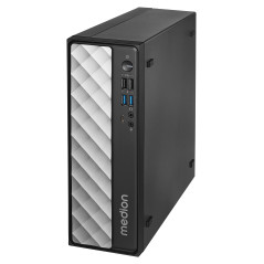 MEDION AKOYA T80 Intel® Core™ i5 i5-12450H 8 GB DDR4-SDRAM 512 GB SSD Windows 11 Home Mini PC Nero