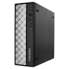 MEDION AKOYA T80 Intel® Core™ i5 i5-12450H 8 GB DDR4-SDRAM 512 GB SSD Windows 11 Home Mini PC Black