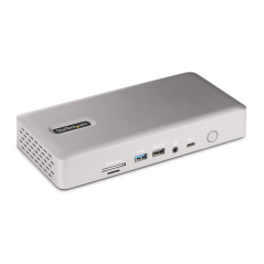 StarTech.com 132UE-TB4USB4DOCK laptop dock port replicator Wired Thunderbolt 4 Gray