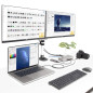 StarTech.com Docking Station Thunderbolt 4 multi monitor, dock TB4 per monitor quadrupli/tripli/doppi - 2x HDMI/2x DisplayPort,