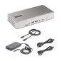 StarTech.com 132UE-TB4USB4DOCK laptop dock/port replicator Wired Thunderbolt 4 Gray