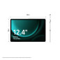 Samsung Galaxy Tab S9 FE+ Samsung Exynos 128 GB 12.4" 8 GB Wi-Fi 6 (802.11ax) Android 13 Gray Samsung Galaxy Tab S9 FE+ Samsung Exynos 128 GB 12.4" 8 GB Wi-Fi 6 (802.11ax) Android 13 Gray