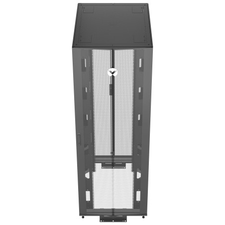 Vertiv VR3157 rack cabinet 48U Freestanding rack Black, Transparent