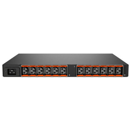 Vertiv Geist MUU3E1R5-12CF17-2C20A9H00-S power distribution unit (PDU) 12 AC outlet(s) 0U Black