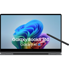 Samsung Galaxy Book5 360 Intel Core Ultra 5 226V Hybrid (2-in-1) 15.6" Touchscreen Full HD 16 GB LPDDR5x-SDRAM 512 GB SSD Wi-Fi