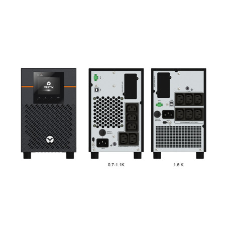 Vertiv Liebert EDGE-1000IMT uninterruptible power supply (UPS) Line-Interactive 1 kVA 900 W 5 AC outlet(s)