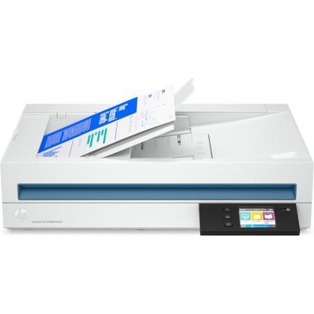 HP Scanjet Pro N4600 fnw1 Flatbed & ADF scanner 1200 x 1200 DPI A5 White