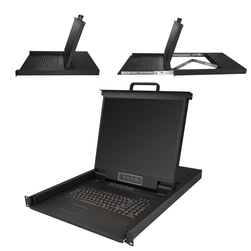 StarTech.com RKCONS1916K rack console 19" 1280 x 1024 pixels Black 1U StarTech.com RKCONS1916K rack console 19" 1280 x 1024 pixels Black 1U