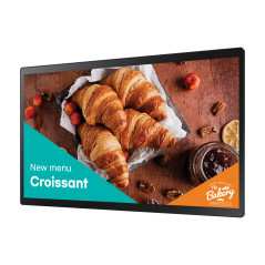 Samsung QB24C-T Digital signage flat panel 24" LED Wi-Fi 250 cd/m² Full HD Black Touchscreen Built-in processor Tizen 7.0 16/7