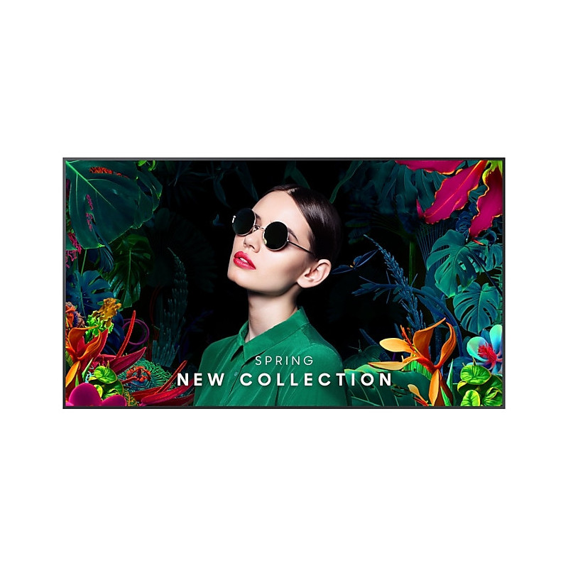 Samsung LH98QMCEBGCXEN signage display Digital signage flat panel 98" LED Wi-Fi 500 cd/m² 4K Ultra HD Black Tizen 7.0 24/7