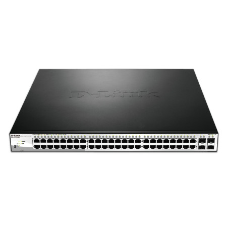 D-Link DGS-1210-52MP Managed L2 Gigabit Ethernet (10/100/1000) Power over Ethernet (PoE) Black, Gray