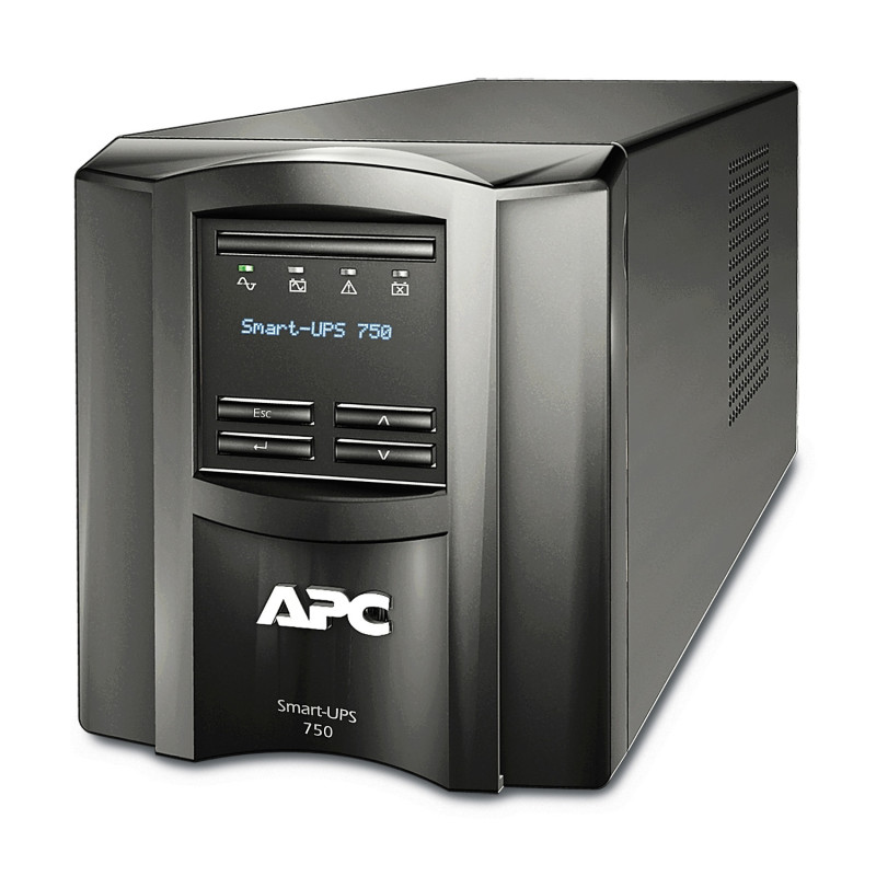 APC SMT750IC gruppo di continuità (UPS) A linea interattiva 0,75 kVA 500 W 6 presa(e) AC APC SMT750IC gruppo di continuità (UPS) A linea interattiva 0,75 kVA 500 W 6 presa(e) AC