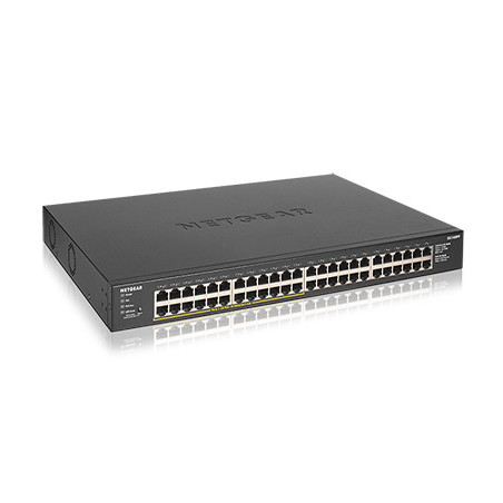 NETGEAR GS348PP Unmanaged Gigabit Ethernet (10 100 1000) Power over Ethernet (PoE) Black