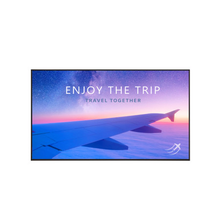 LG 49UH7N-E signage display Digital signage flat panel 49" LED Wi-Fi 700 cd m² 4K Ultra HD Black Built-in processor WebOS 24 7