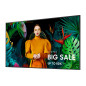Samsung QH50C Digital signage flat panel 50" LCD Wi-Fi 700 cd/m² 4K Ultra HD Black Built-in processor Tizen 24/7 Samsung QH50C Digital signage flat panel 50" LCD Wi-Fi 700 cd/m² 4K Ultra HD Black Built-in processor Tizen 24/7