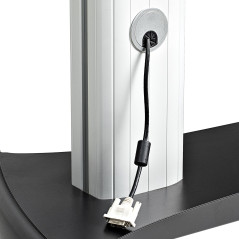 StarTech.com STNDMTVDUO Supporto TV a parete 152,4 cm (60") Nero, Argento