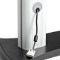 StarTech.com STNDMTVDUO Supporto TV a parete 152,4 cm (60") Nero, Argento