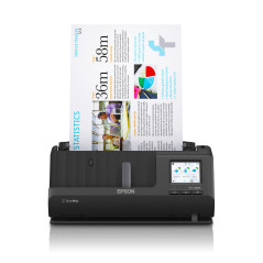 Epson ES-C380W ADF + Sheet-fed scaner 600 x 600 DPI A4 Black